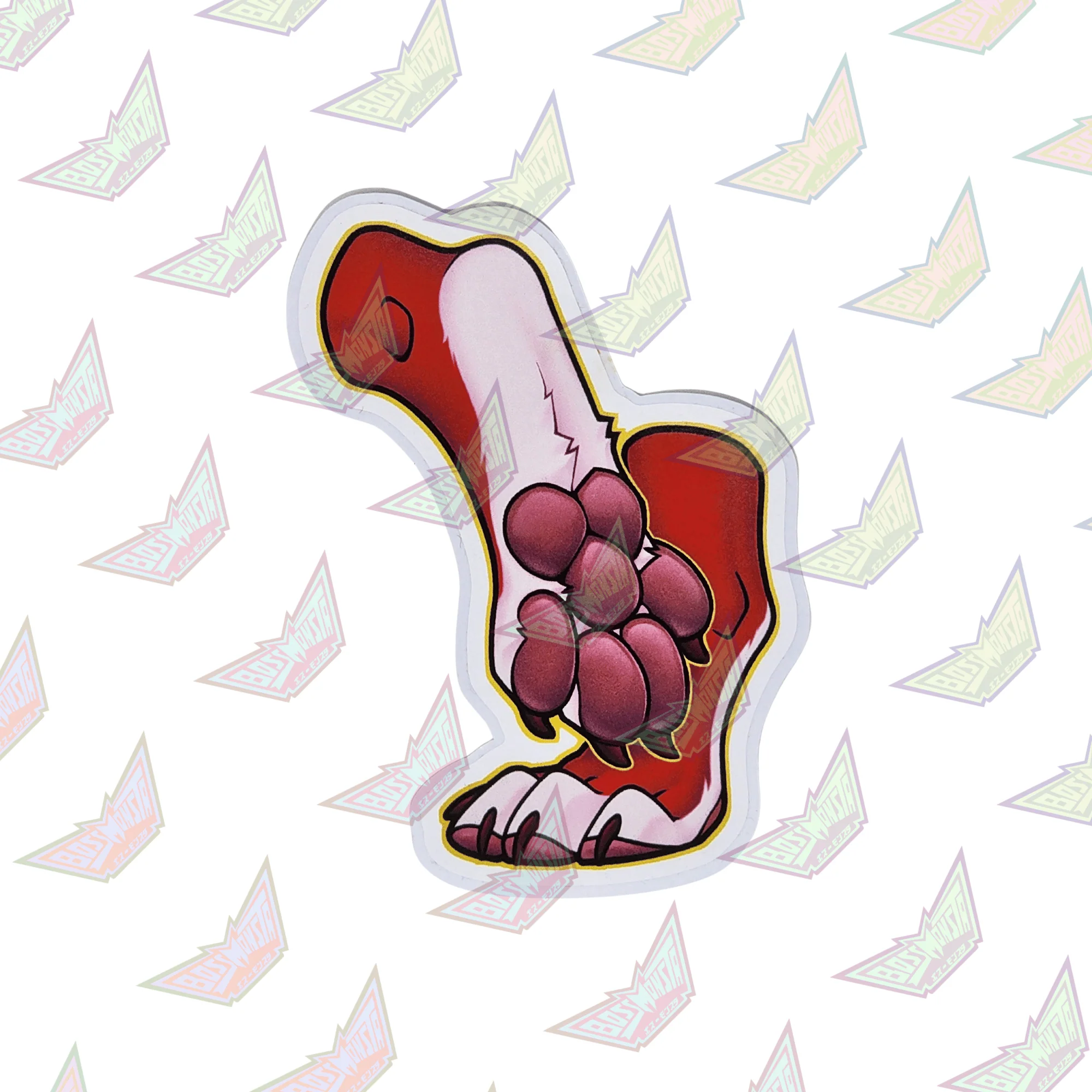 Hellhound "Beans" -- 3" Matte Sticker - Image 3