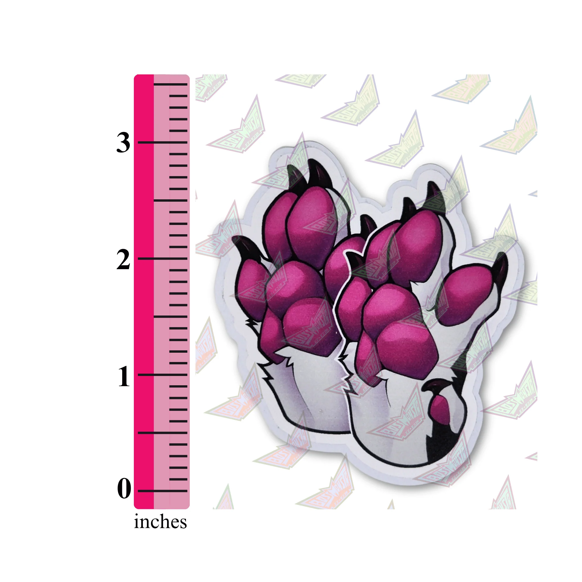 Hellhound "Beans" -- 3" Matte Sticker - Image 6