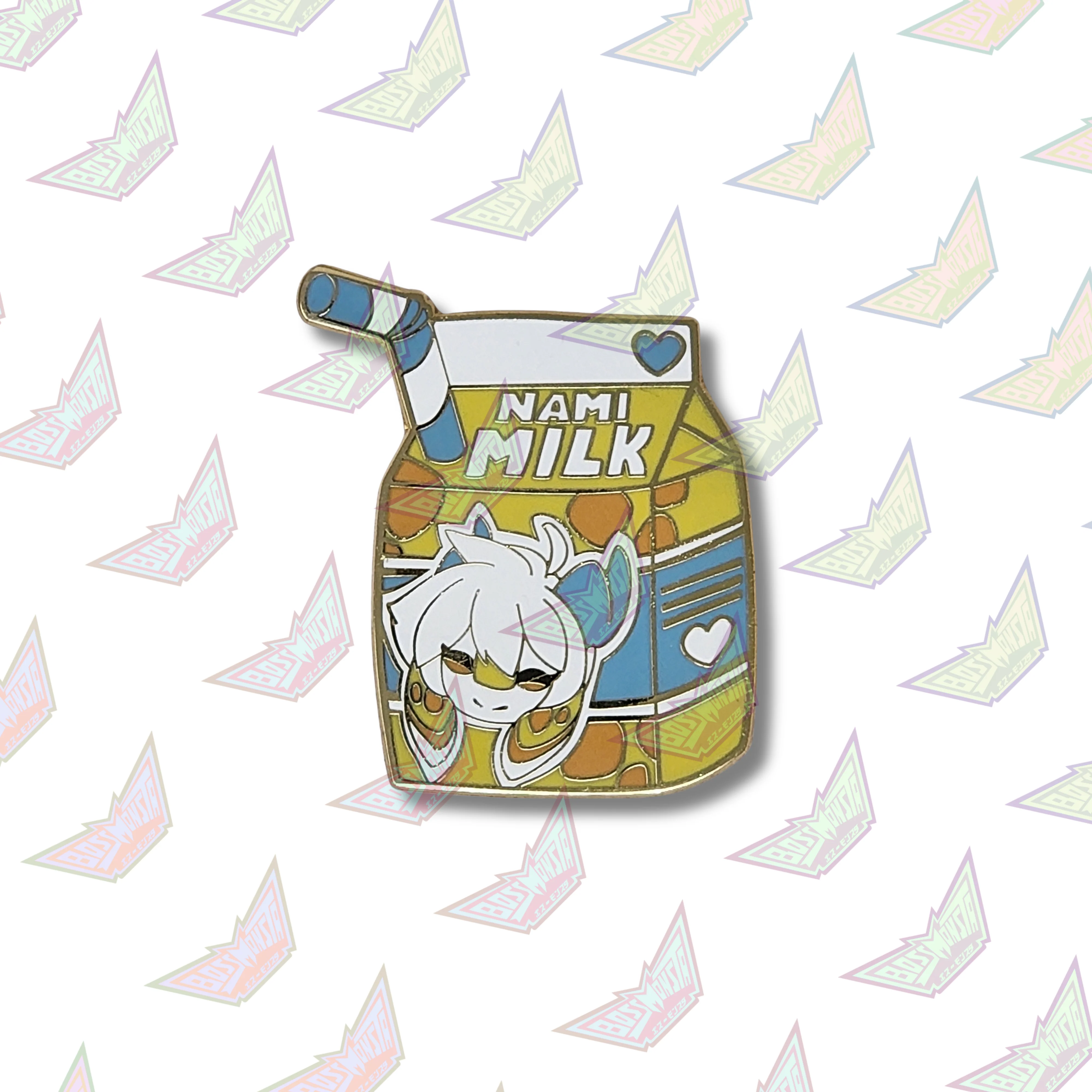 Teranen "Milk" – 2” Enamel Pin - Image 4